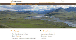 Desktop Screenshot of geosophix.com